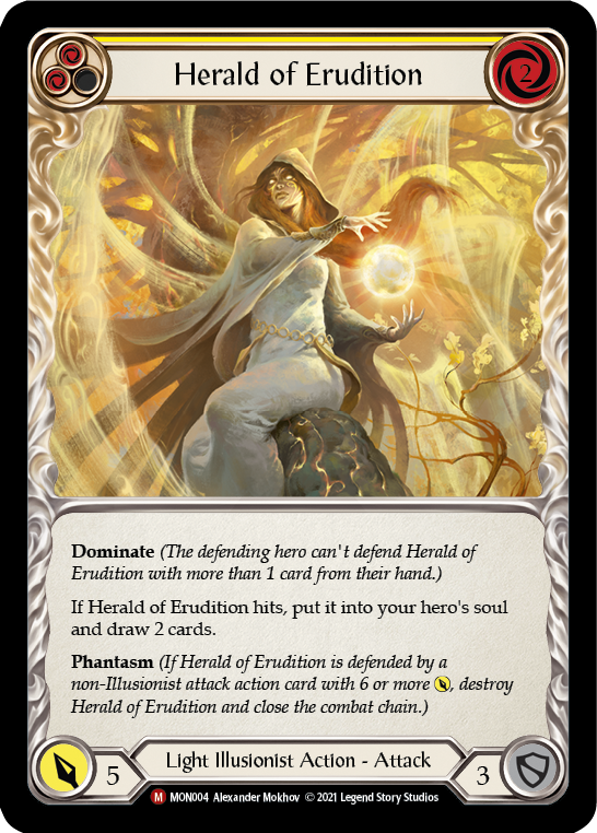 Herald of Erudition [MON004] 1st Edition Normal - Duel Kingdom