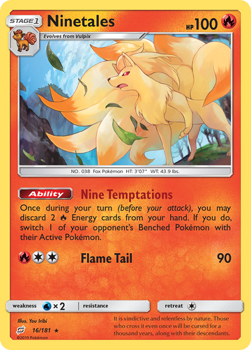 Ninetales (16/181) [Sun & Moon: Team Up] - Duel Kingdom