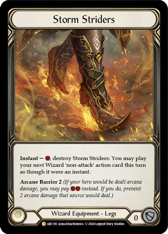 Storm Striders [ARC116] Unlimited Rainbow Foil - Duel Kingdom