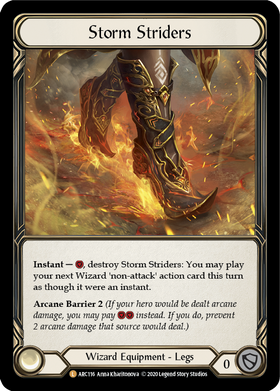 Storm Striders [ARC116] Unlimited Rainbow Foil - Duel Kingdom