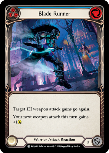 Blade Runner (Blue) [EVR062] 1st Edition Normal - Duel Kingdom