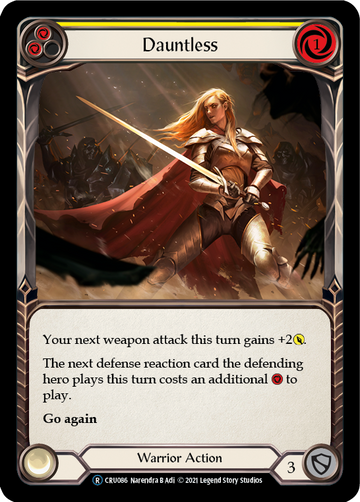 Dauntless (Yellow) [CRU086] Unlimited Normal - Duel Kingdom