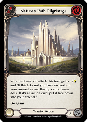 Nature's Path Pilgrimage (Yellow) [WTR148-C] Alpha Print Normal - Duel Kingdom