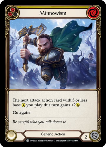 Minnowism (Yellow) (Rainbow Foil) [MON297-RF] 1st Edition Rainbow Foil - Duel Kingdom