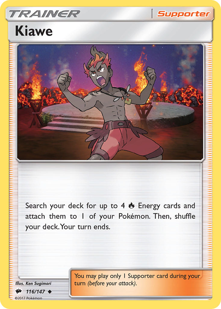 Kiawe (116/147) [Sun & Moon: Burning Shadows] - Duel Kingdom