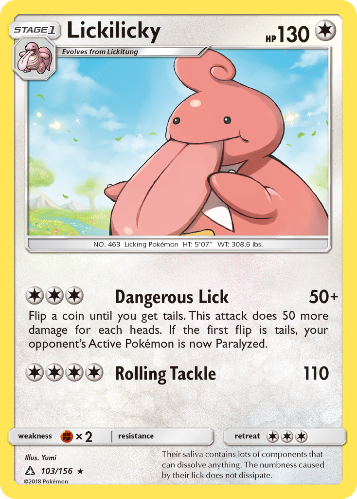 Lickilicky (103/156) [Sun & Moon: Ultra Prism] - Duel Kingdom