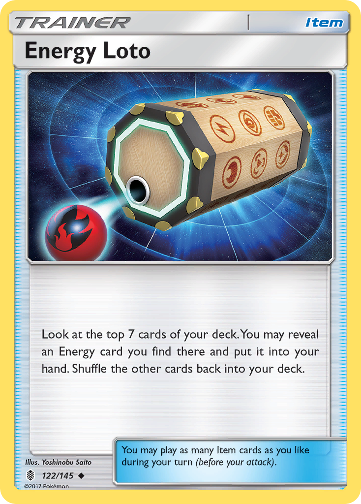 Energy Loto (122/145) [Sun & Moon: Guardians Rising] - Duel Kingdom