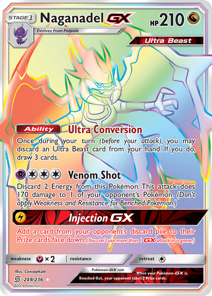 Naganadel GX (249/236) [Sun & Moon: Unified Minds] - Duel Kingdom