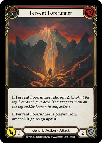Fervent Forerunner (Red) [ARC182] Unlimited Rainbow Foil - Duel Kingdom