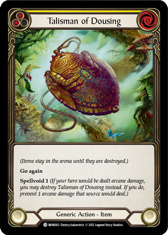 Talisman of Dousing [MON302] 1st Edition Normal - Duel Kingdom