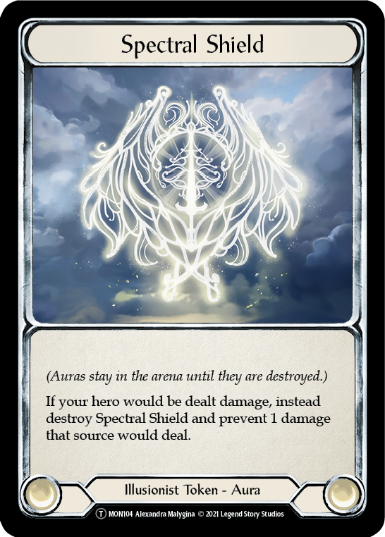 Spectral Shield //Hatchet of Mind [U-MON104 // U-MON106] Unlimited Normal - Duel Kingdom