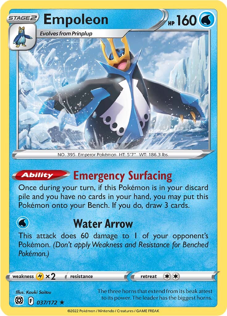 Empoleon (037/172) [Sword & Shield: Brilliant Stars] - Duel Kingdom