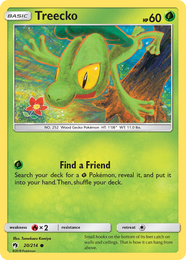 Treecko (20/214) [Sun & Moon: Lost Thunder] - Duel Kingdom