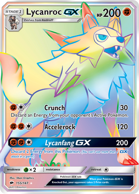 Lycanroc GX (155/147) [Sun & Moon: Burning Shadows] - Duel Kingdom