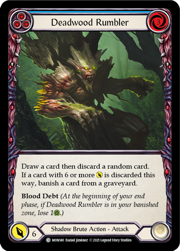 Deadwood Rumbler (Blue) [MON140] 1st Edition Normal - Duel Kingdom