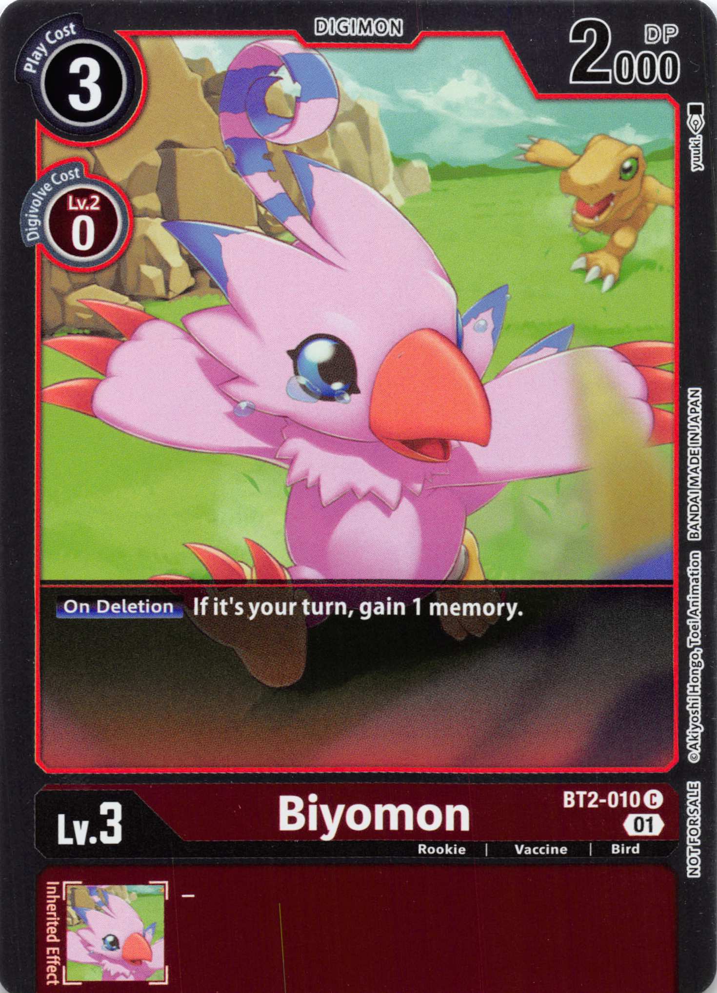 Biyomon - BT2-010 (ST-11 Special Entry Pack) [BT2-010] [Release Special Booster] Foil