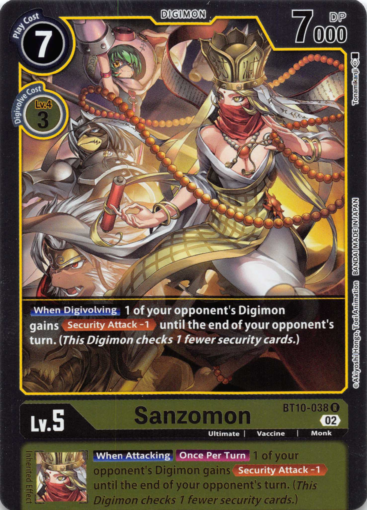 Sanzomon [BT10-038] [Xros Encounter] Foil