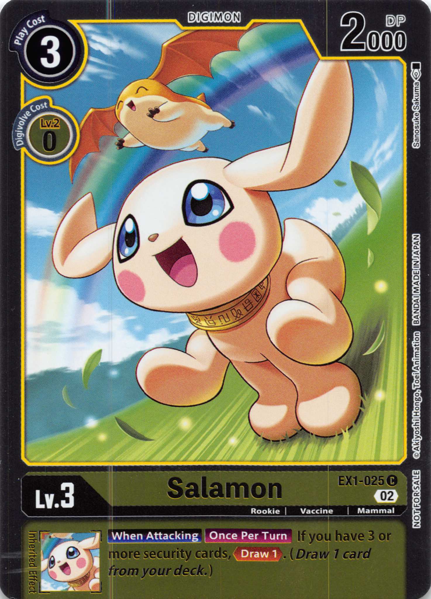 Salamon (Official Tournament Pack Vol. 7) [EX1-025] [Classic Collection] Foil