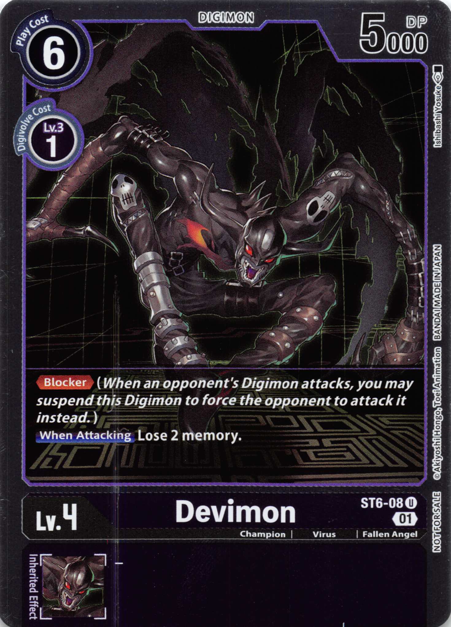 Devimon (Official Tournament Pack Vol. 7) [ST6-08] [Starter Deck 06: Venomous Violet] Foil