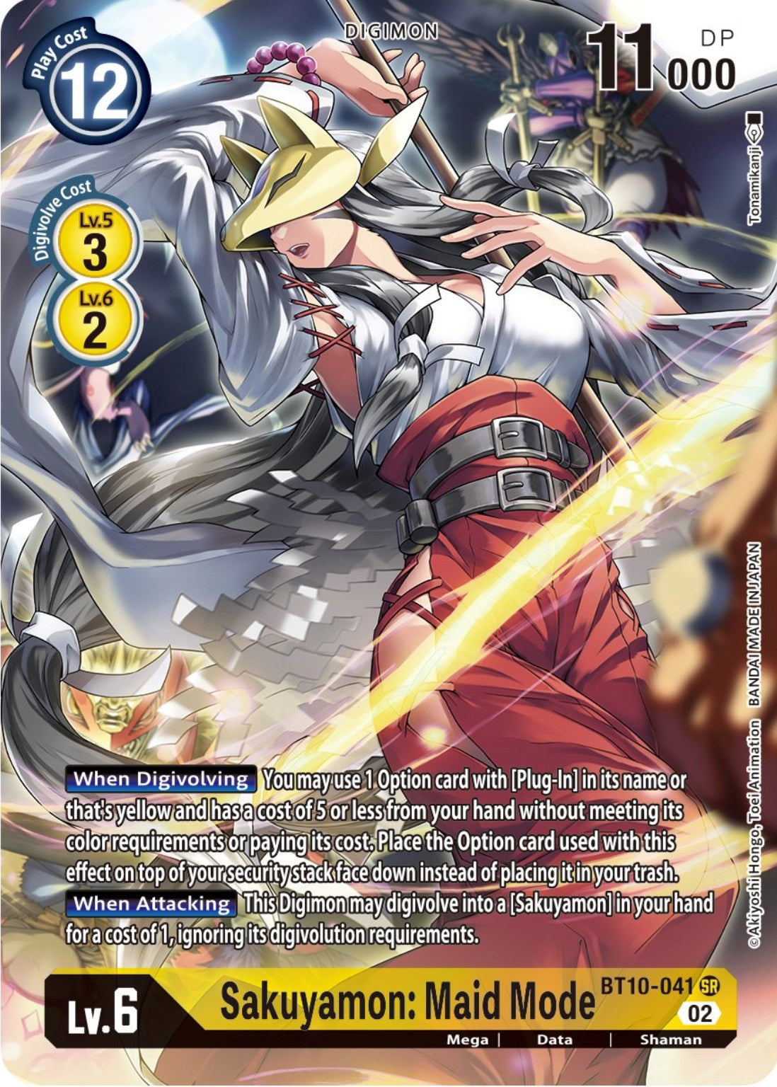 Sakuyamon: Maid Mode (Alternate Art) [BT10-041] [Xros Encounter] Foil