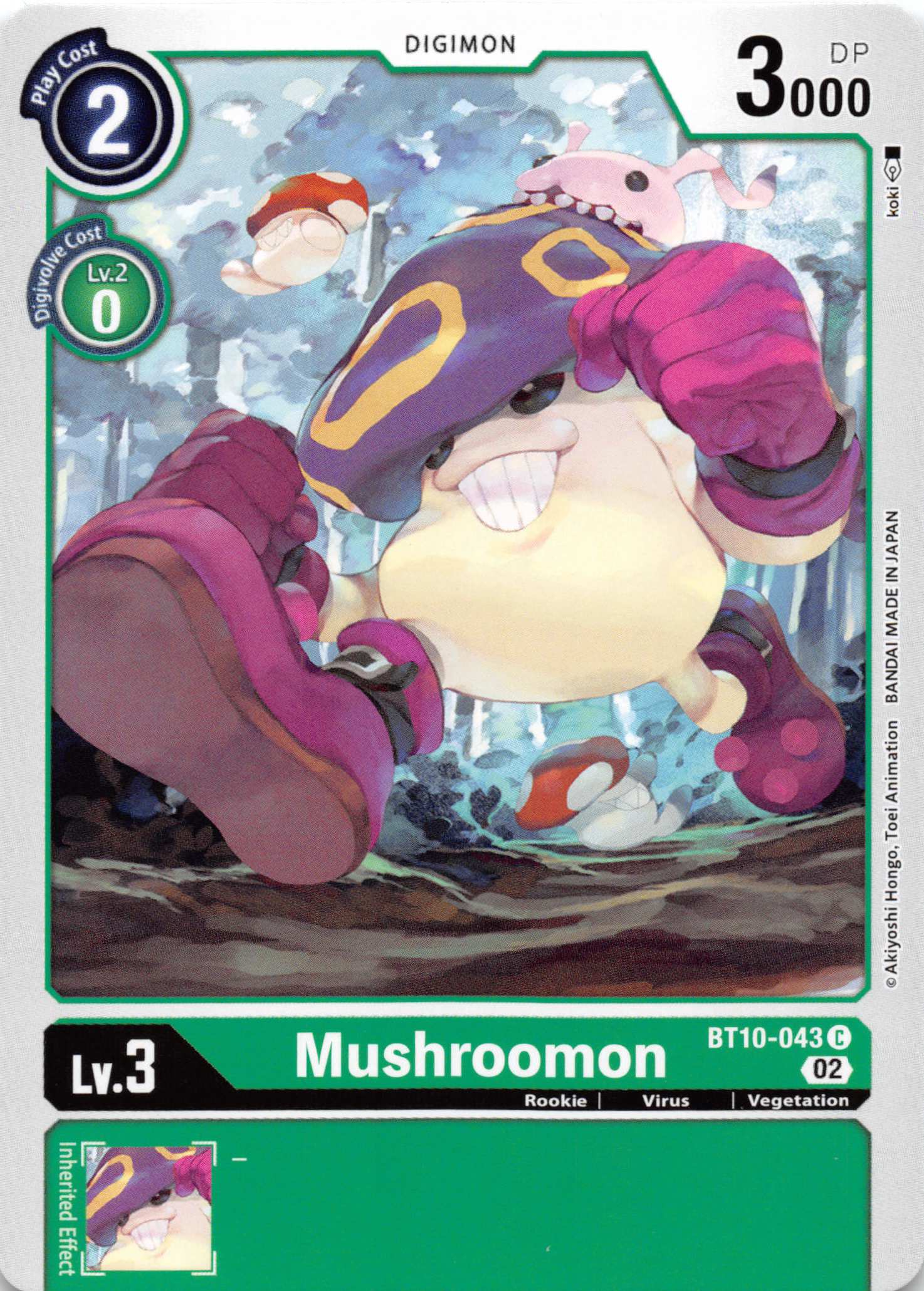 Mushroomon [BT10-043] [Xros Encounter] Normal