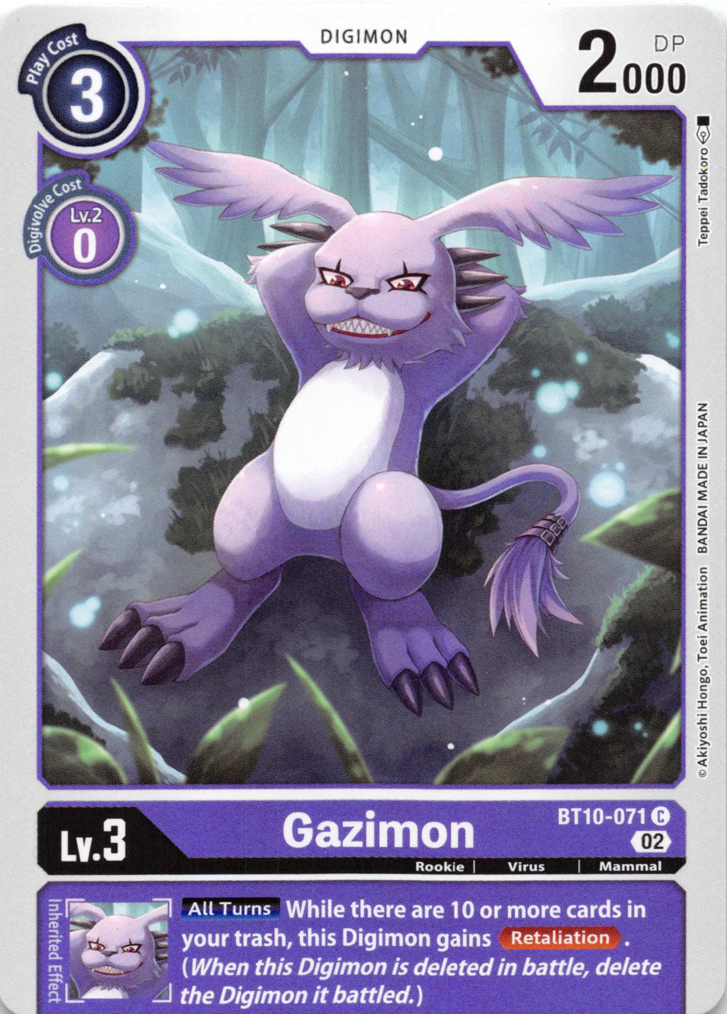 Gazimon [BT10-071] [Xros Encounter] Normal