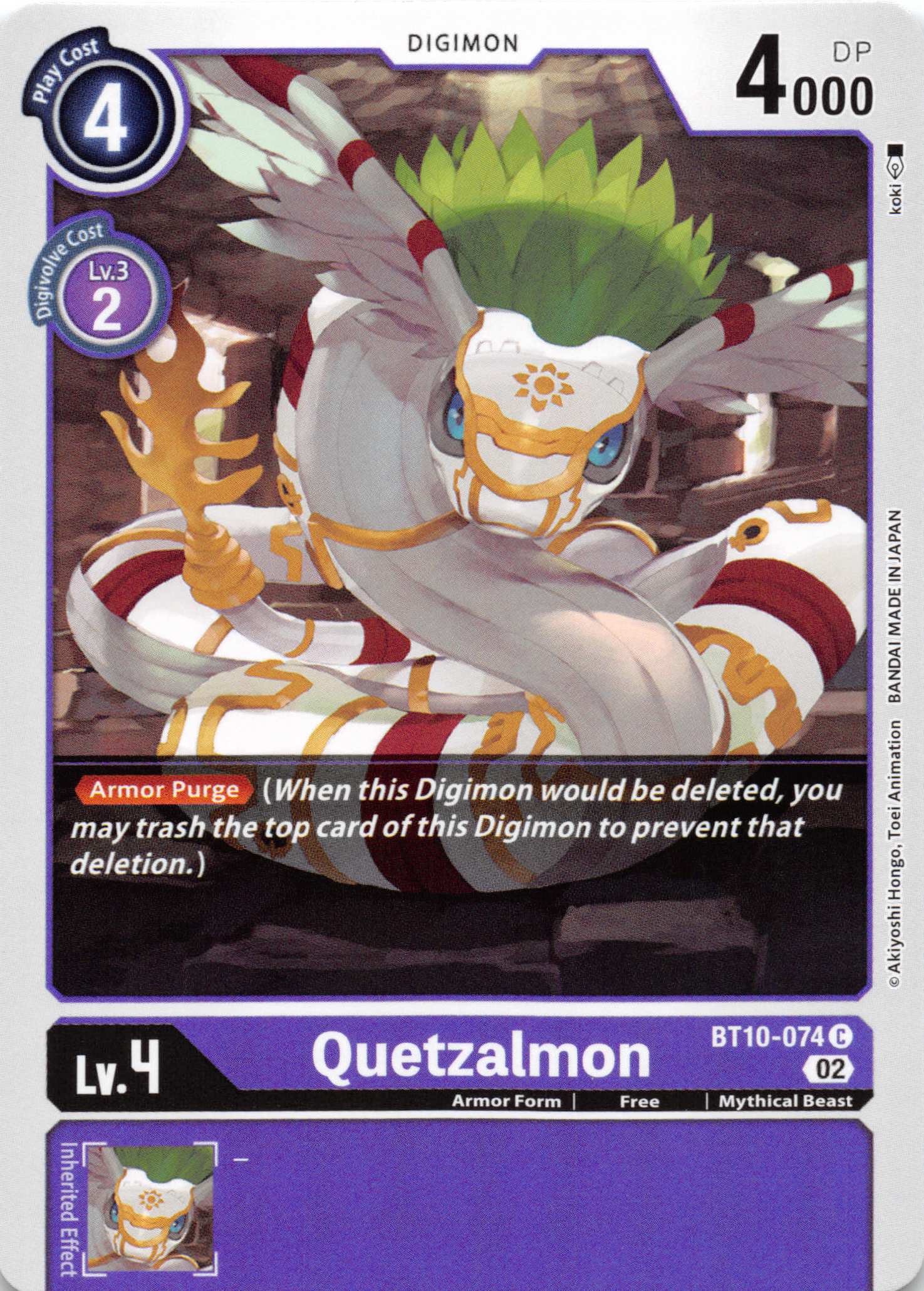 Quetzalmon [BT10-074] [Xros Encounter] Normal