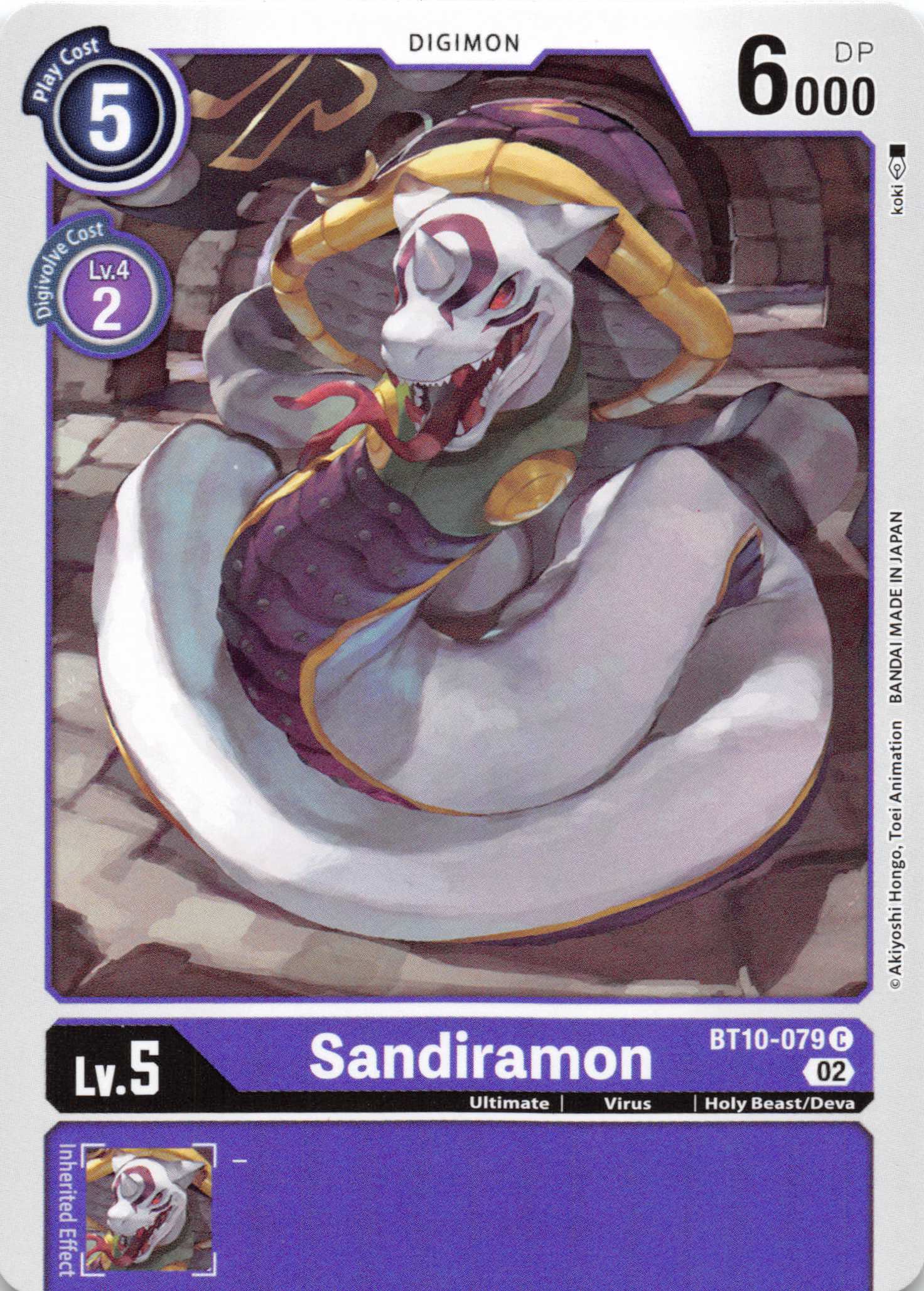 Sandiramon [BT10-079] [Xros Encounter] Normal