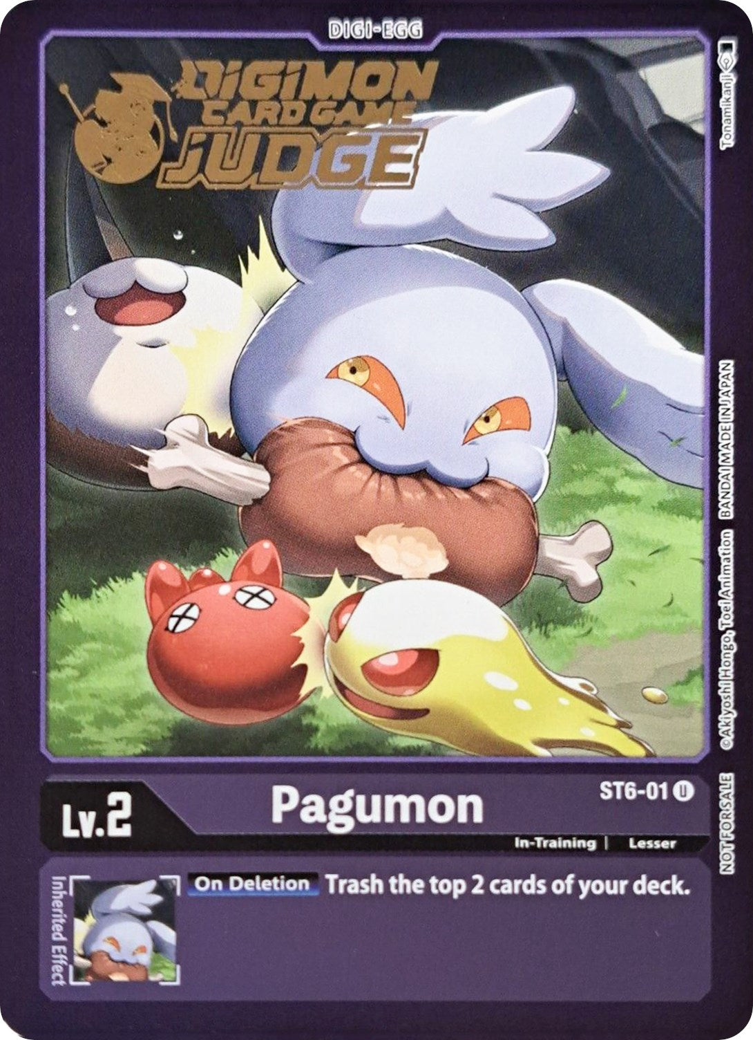 Pagumon (Judge Pack 2) [ST6-01] [Starter Deck 06: Venomous Violet] Foil