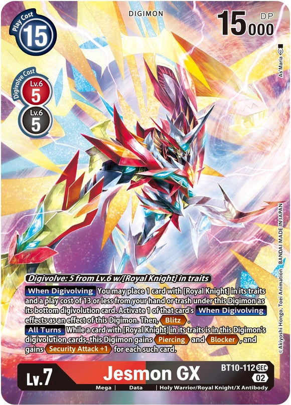 Jesmon GX (Alternate Art) [BT10-112 SEC] [Xros Encounter] Foil