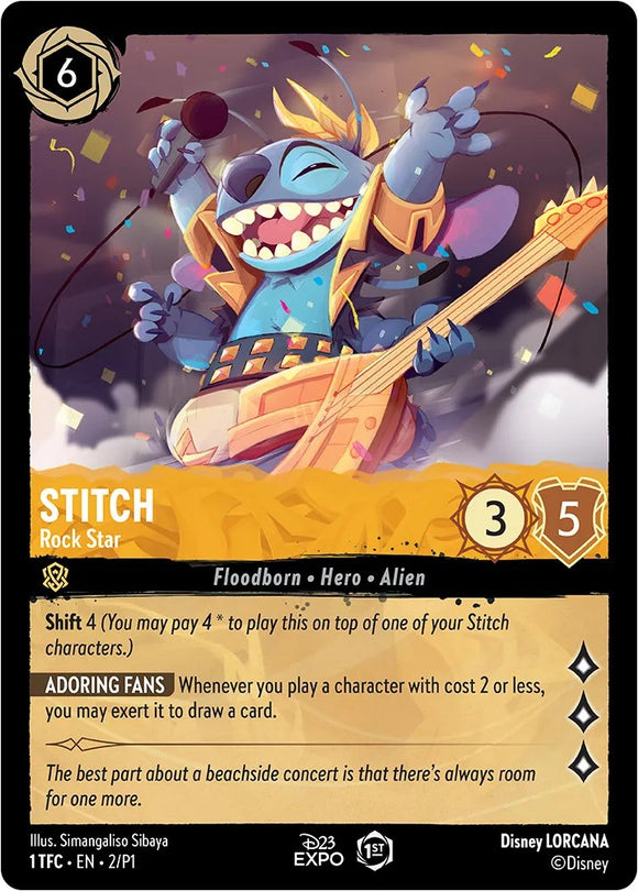 Stitch - Rock Star 002 (D23 Promos)