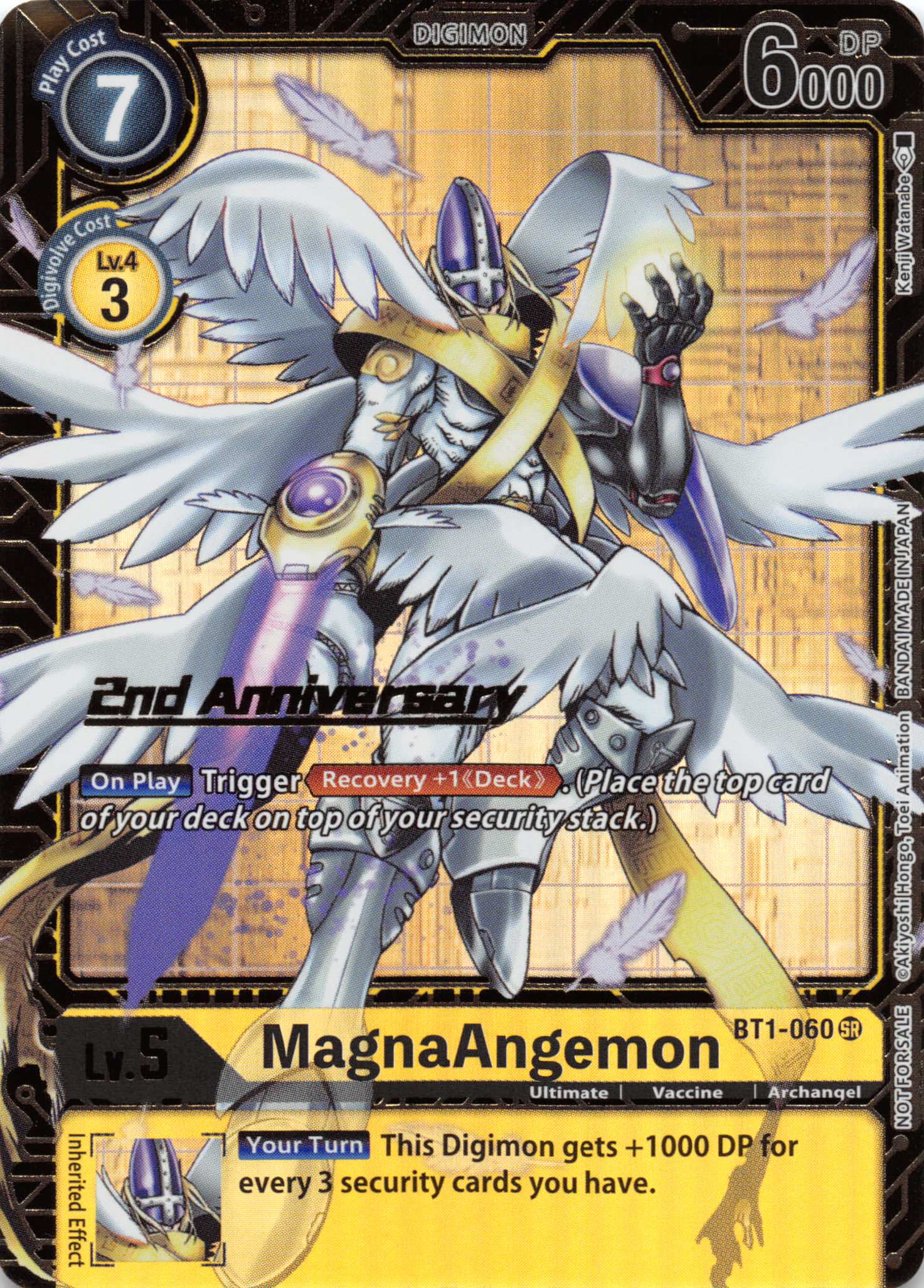 MagnaAngemon - BT1-060 (2nd Anniversary Card Set) [BT1-060] [Release Special Booster] Foil