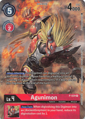 Agunimon - P-029 (2nd Anniversary Frontier Card) [P-029 P] [Digimon Promotion Cards] Foil