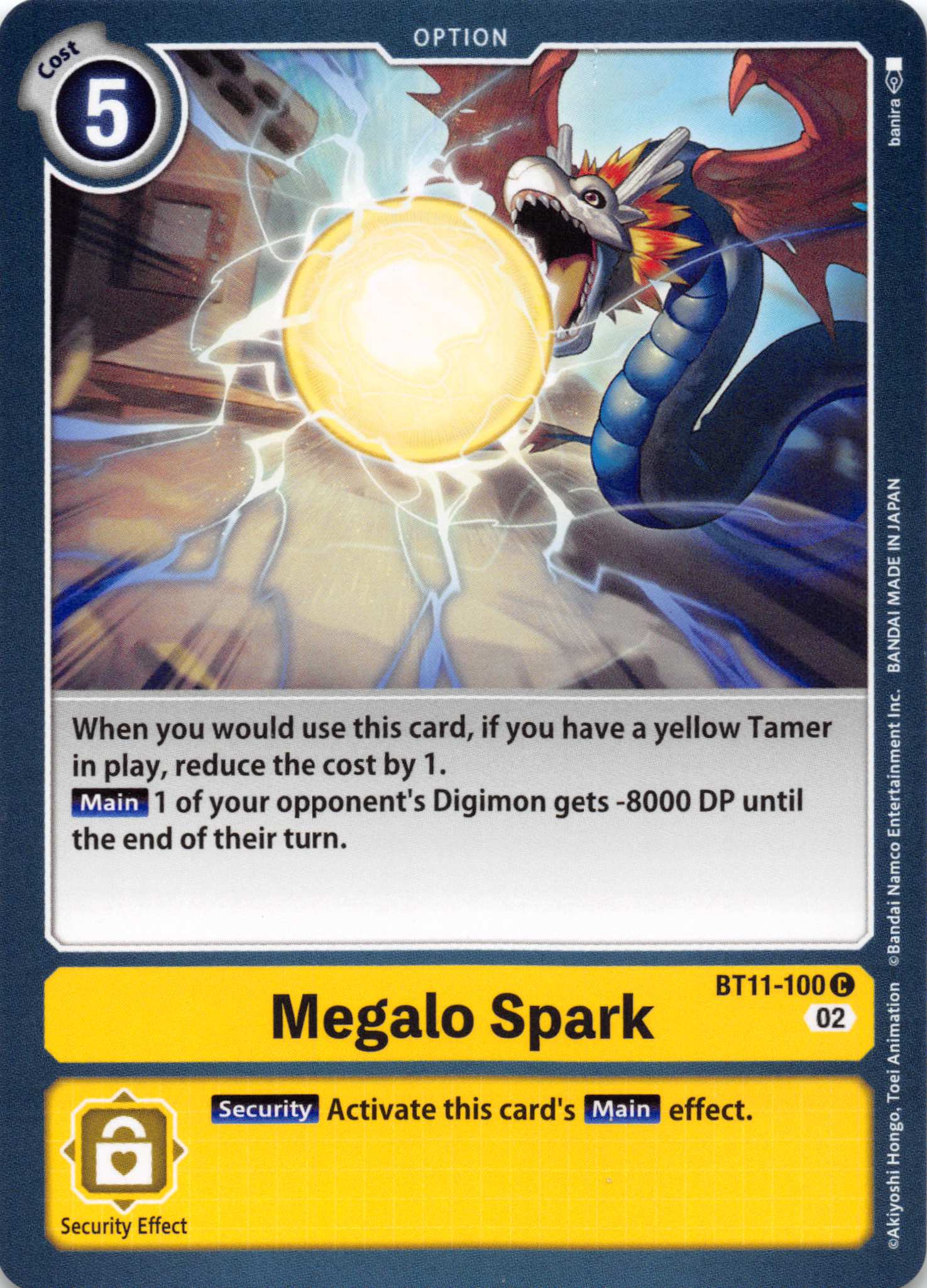 Megalo Spark [BT11-100] [Dimensional Phase] Foil