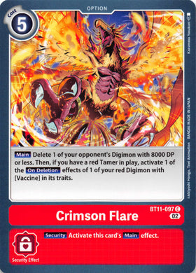 Crimson Flare [BT11-097] [Dimensional Phase] Normal