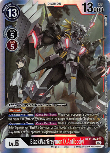 BlackWarGreymon (X Antibody) [BT11-074] [Dimensional Phase] Foil