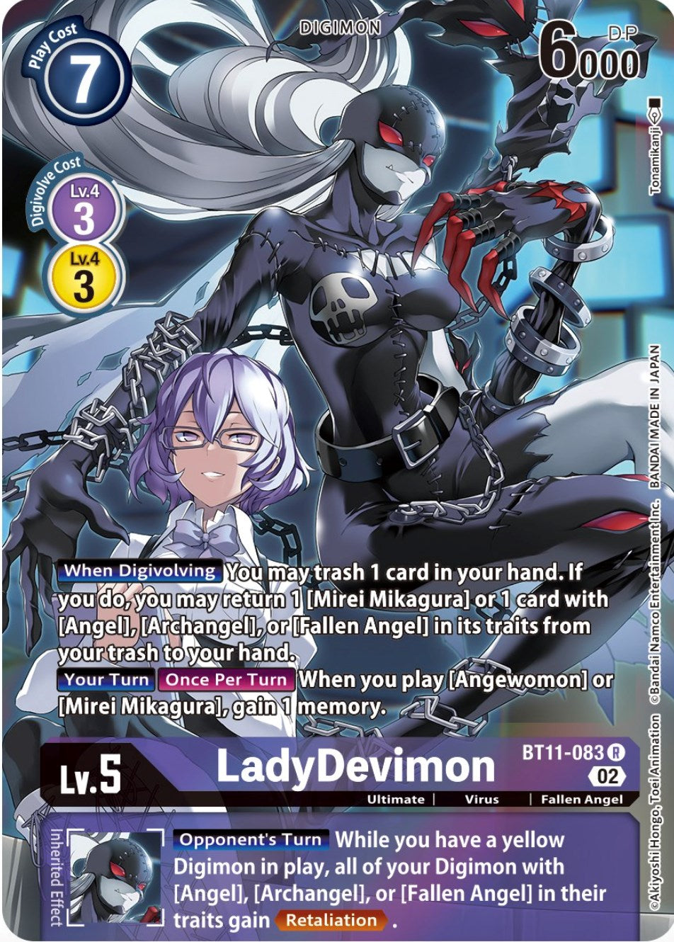 LadyDevimon (Alternate Art) [BT11-083] [Dimensional Phase] Foil