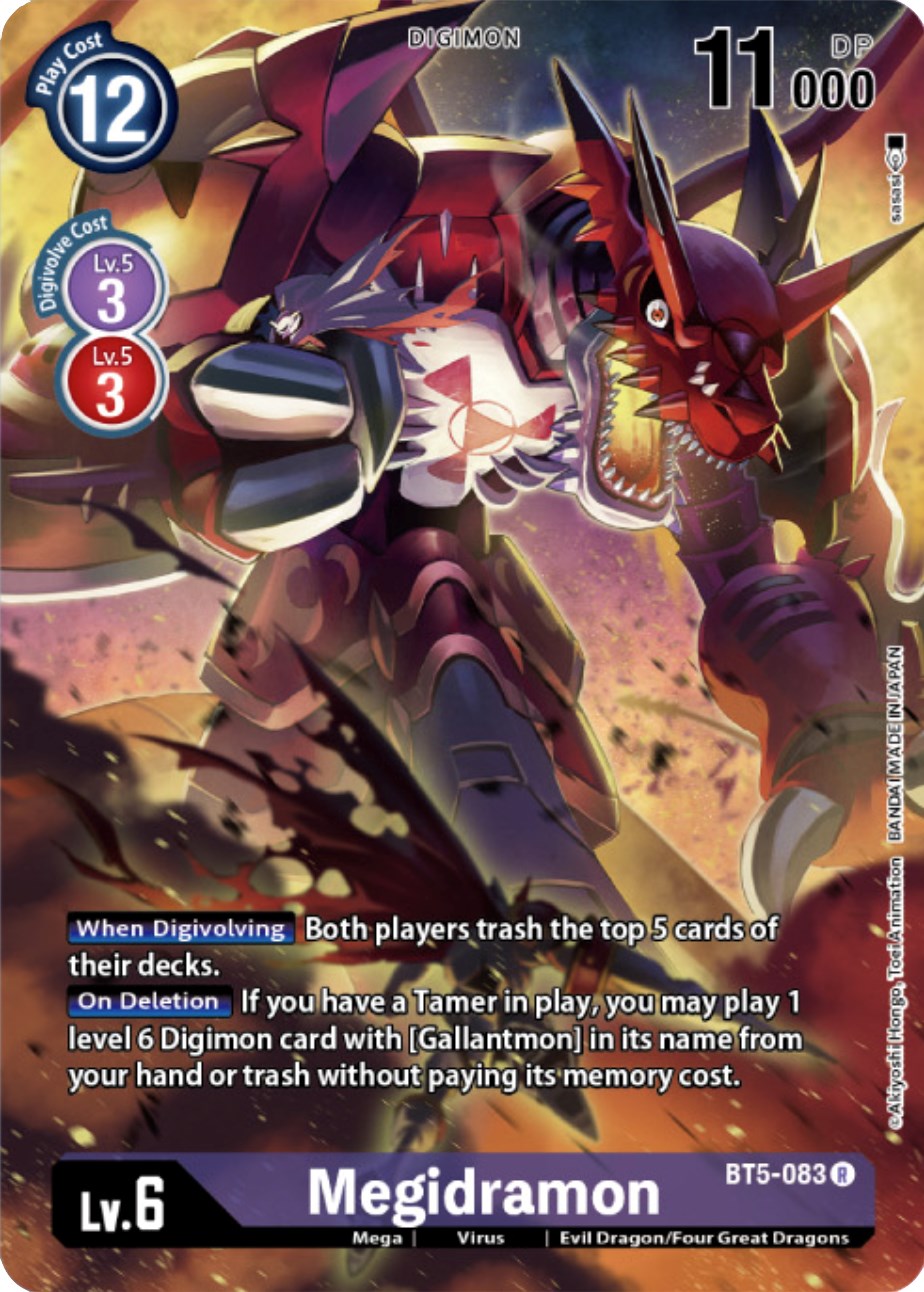 Megidramon (Digimon Card Game Deck Box Set) [BT5-083] [Battle of Omni] Normal