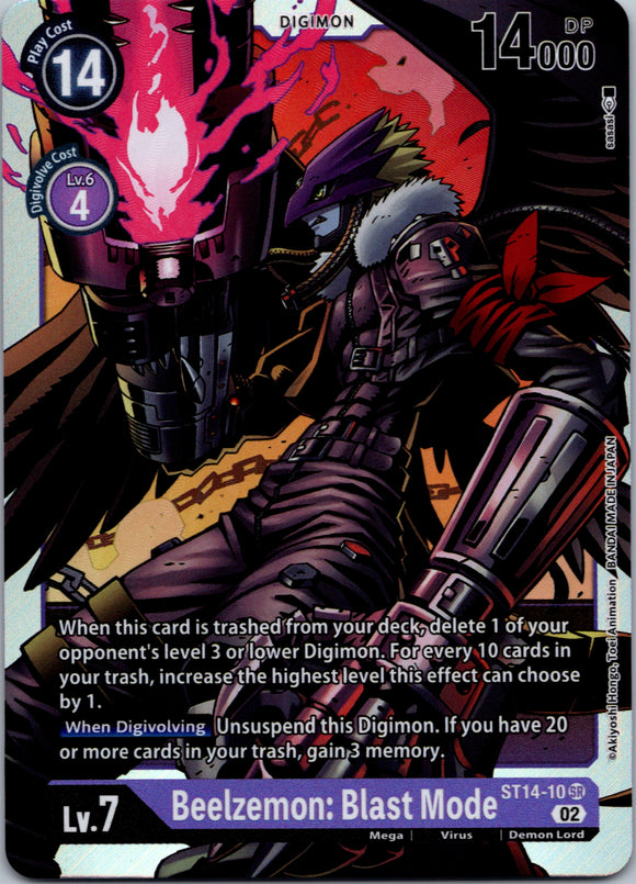 Beelzemon: Blast Mode [ST14-10] [Starter Deck 14: Beelzemon Advanced Deck Set] Foil