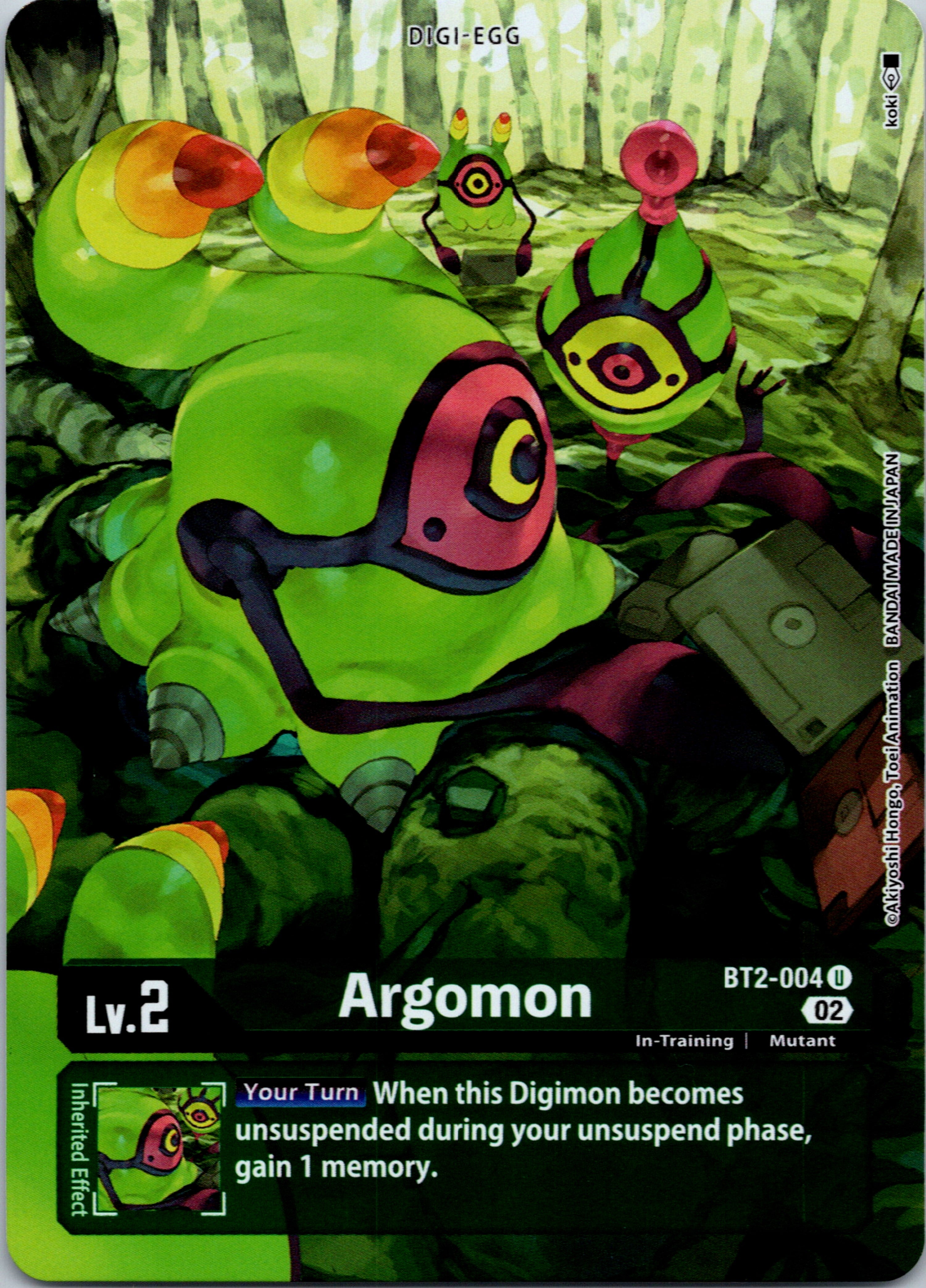 Argomon - BT2-004 (Alternate Art) [BT2-004] [Starter Deck 14: Beelzemon Advanced Deck Set] Foil