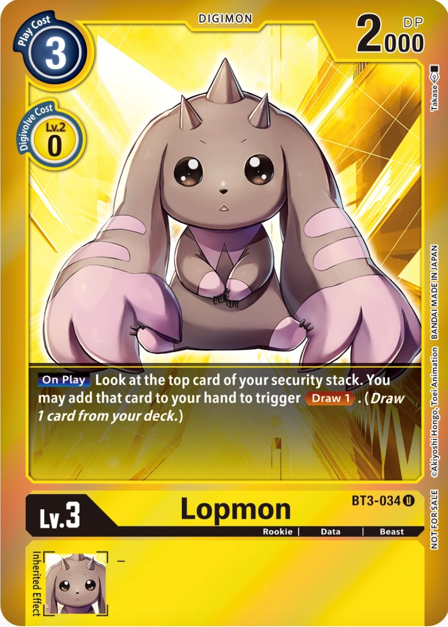 Lopmon (Event Pack 4) [BT3-034] [Release Special Booster] Foil