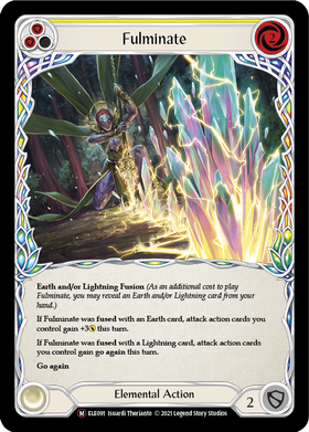 Fulminate [U-ELE091] Unlimited Rainbow Foil - Duel Kingdom