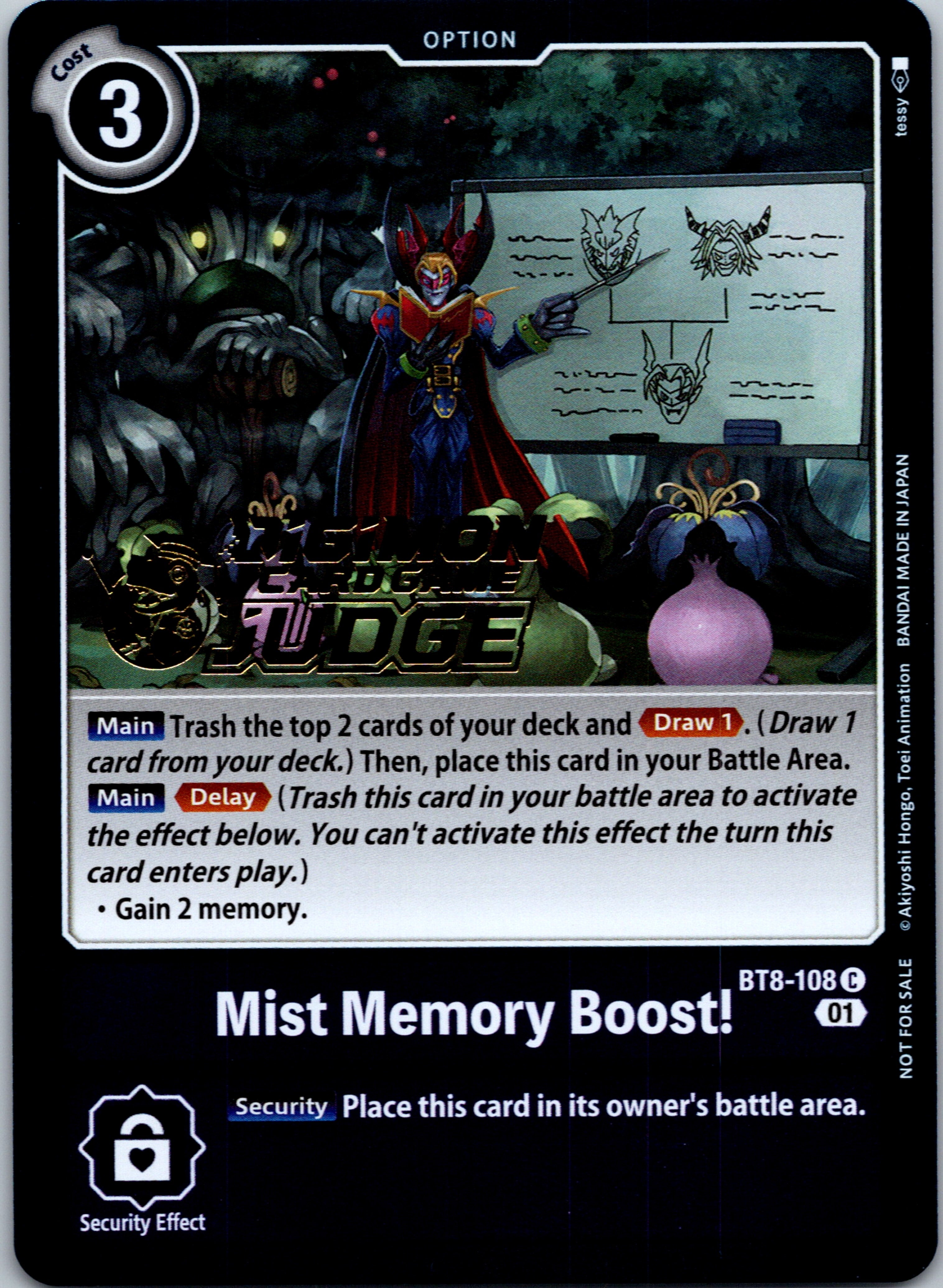 Mist Memory Boost! (Judge Pack 3) [BT8-108] [New Awakening] Foil