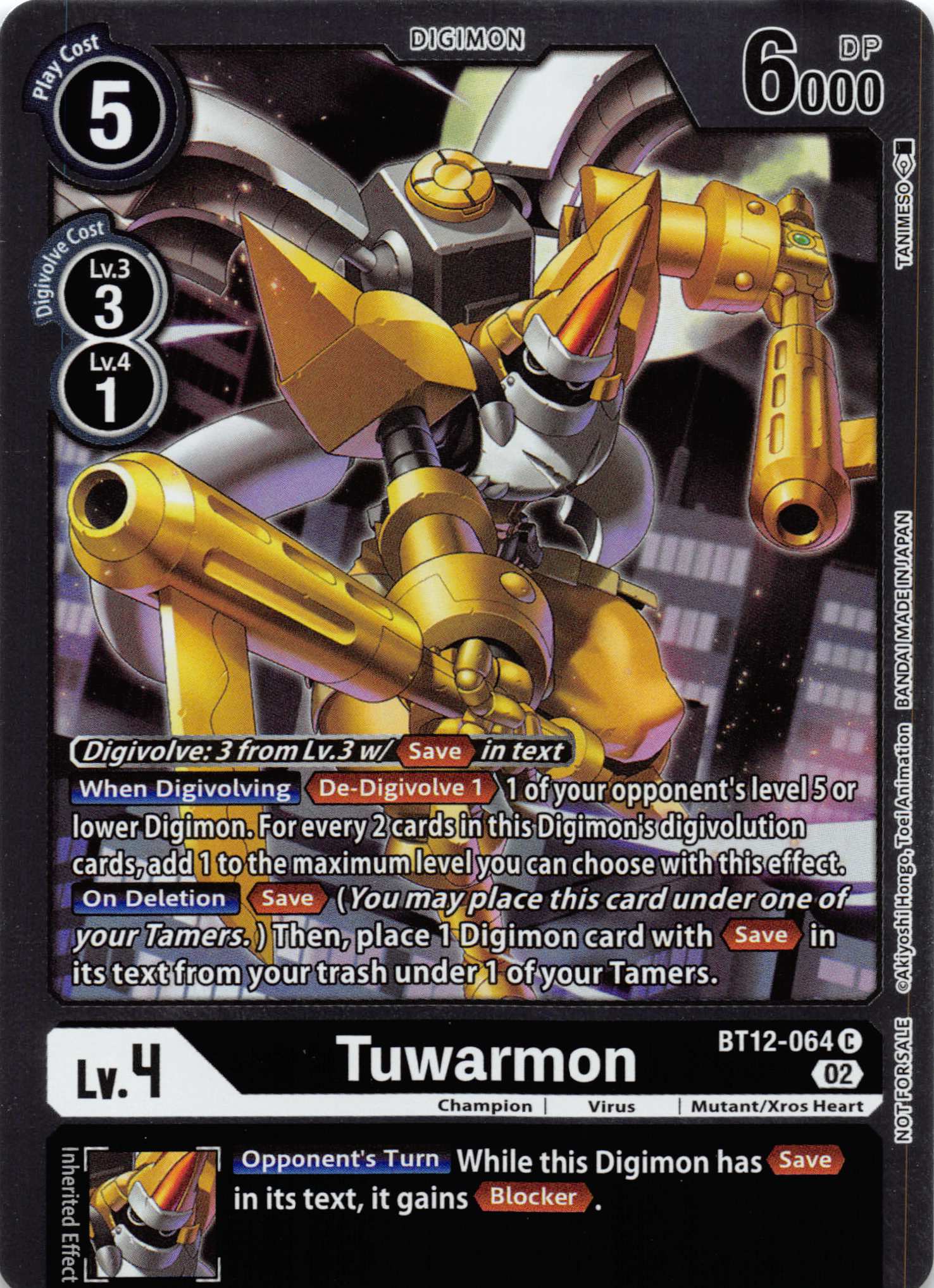 Tuwarmon (Box Topper) [BT12-064] [Across Time] Foil