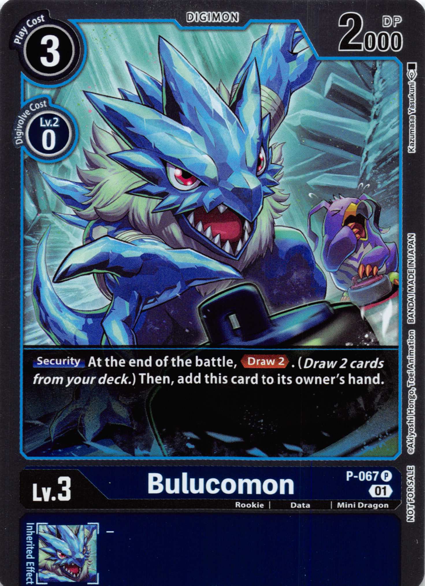Bulucomon - P-067 (Limited Card Pack) [P-067] [Digimon Promotion Cards] Foil