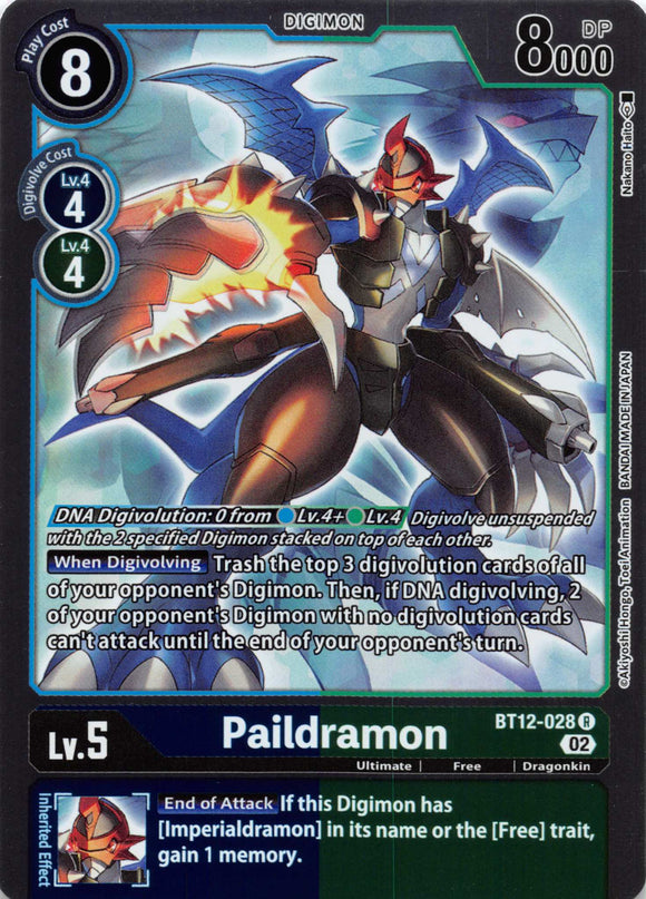 Paildramon [BT12-028] [Across Time] Foil