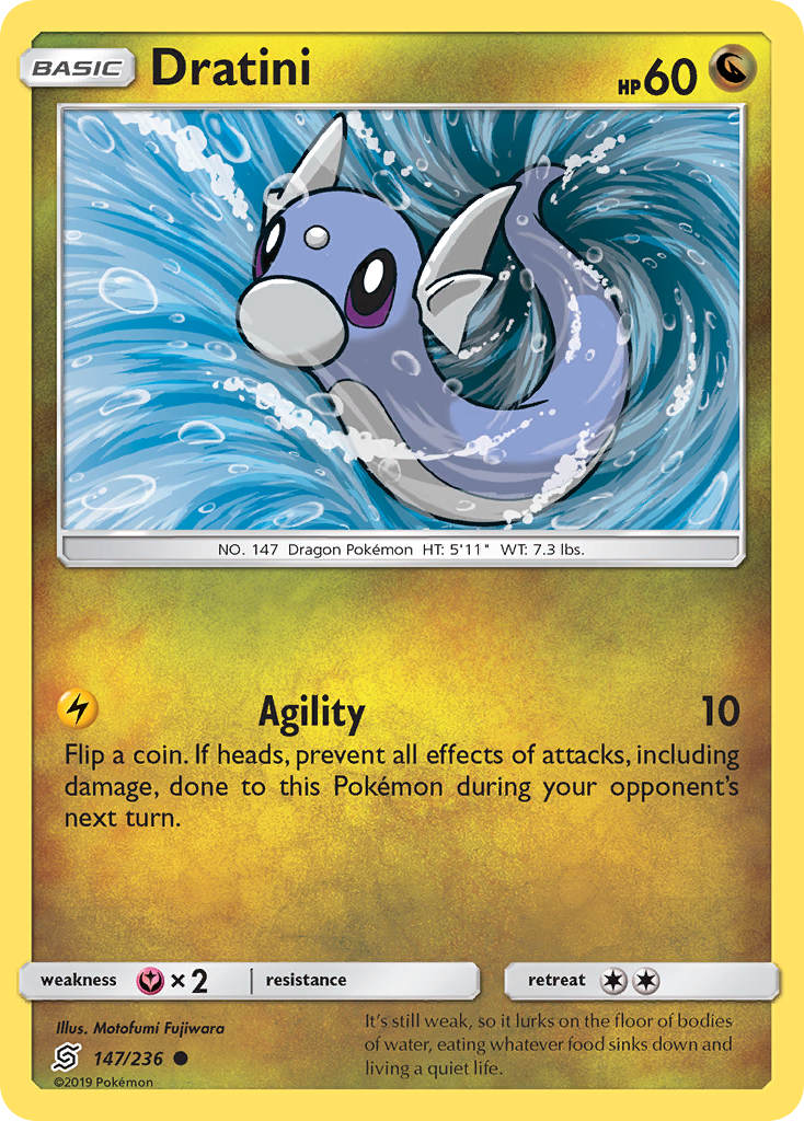 Dratini (147/236) [Sun & Moon: Unified Minds] - Duel Kingdom