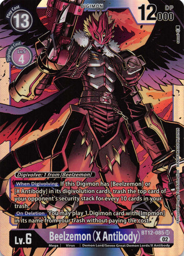 Beelzemon (X Antibody) [BT12-085] [Across Time] Foil
