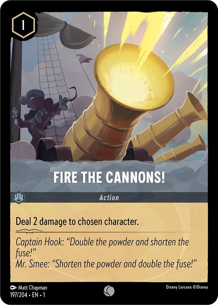 Fire the Cannons! 197/204 (The First Chapter) Cold Foil