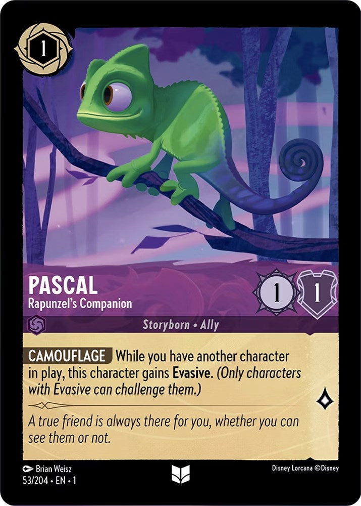 Pascal - Rapunzel's Companion 53/204 (The First Chapter) Cold Foil